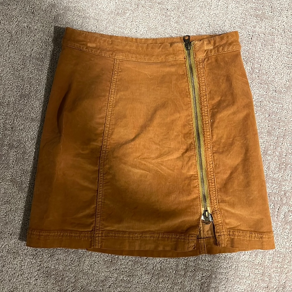 Free people courdoroy skirt